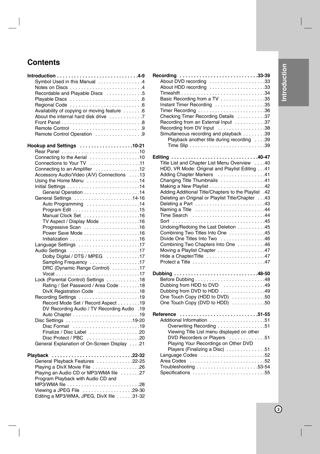 NEC NDH-81 owner manual Contents 