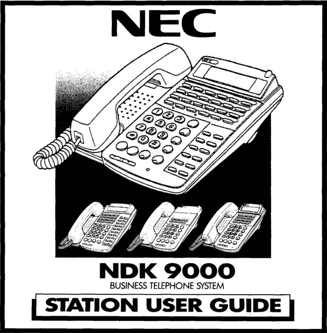 NEC NDK 900 manual 