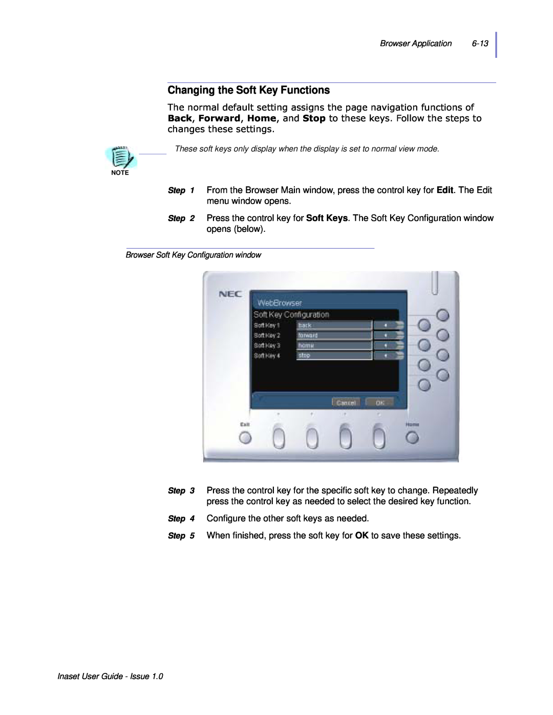 NEC NEAX 2000 IPS manual Changing the Soft Key Functions, Fkdqjhvwkhvhvhwwlqjv 