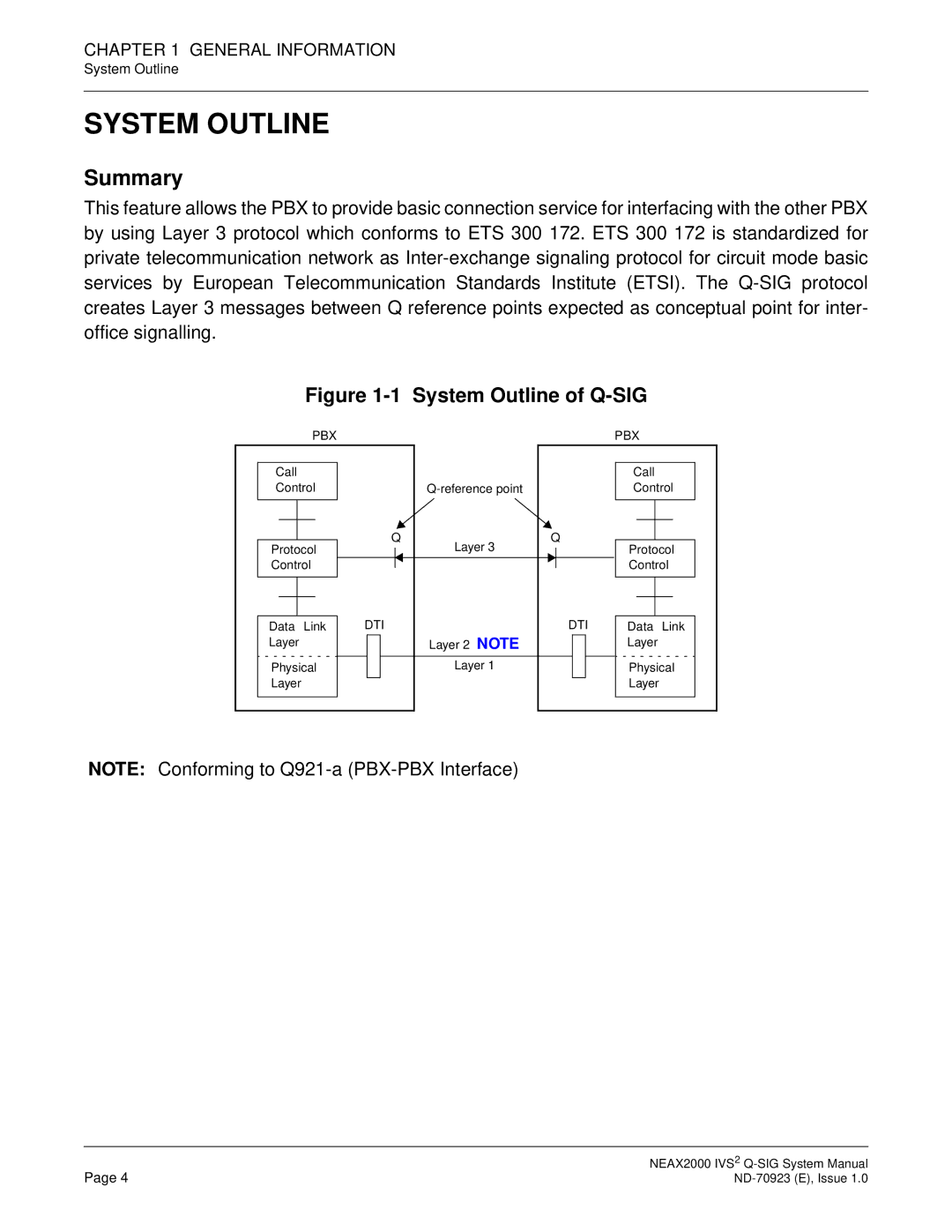 NEC NEAX2000 IVS2 system manual System Outline, Summary 