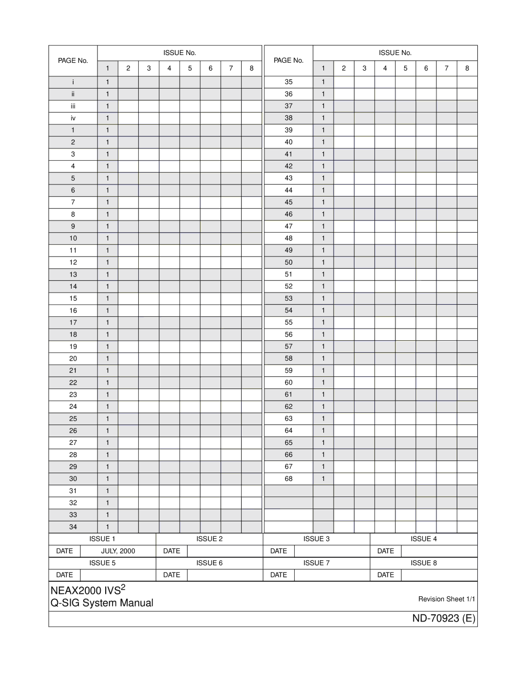 NEC NEAX2000 IVS2 system manual 