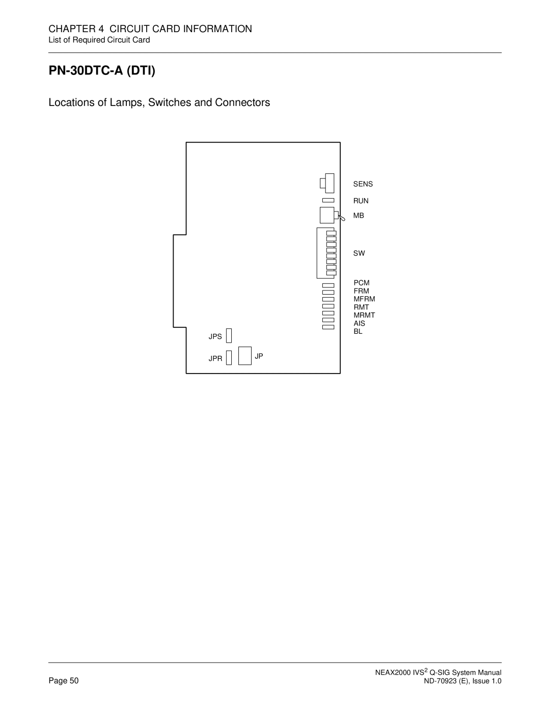 NEC NEAX2000 IVS2 system manual PN-30DTC-A DTI 