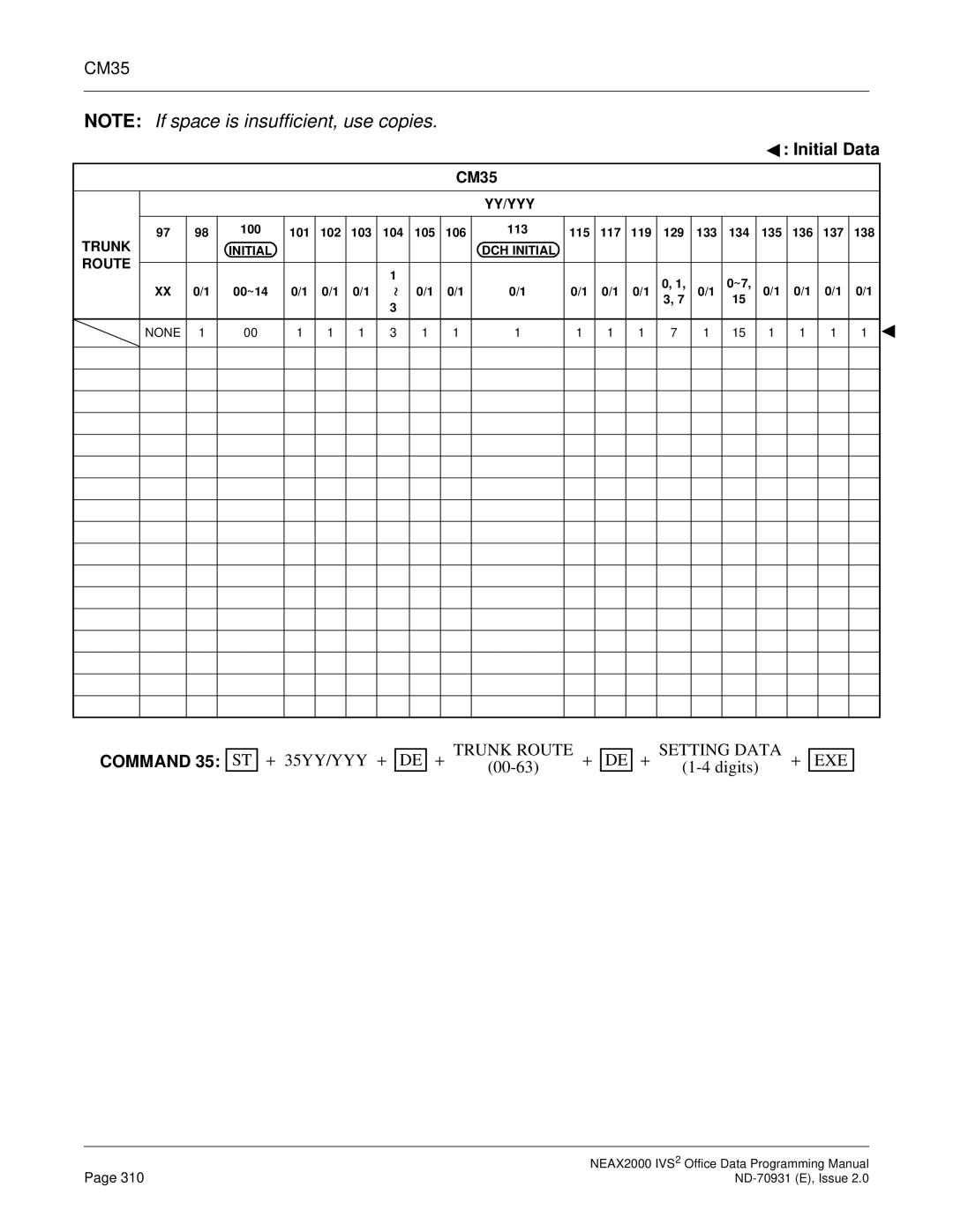 NEC NEAX2000 IVS2 manual 00~14 