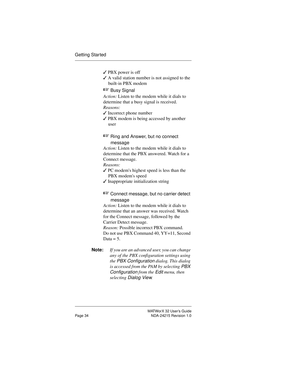 NEC NEAX2000IVS manual Busy Signal 