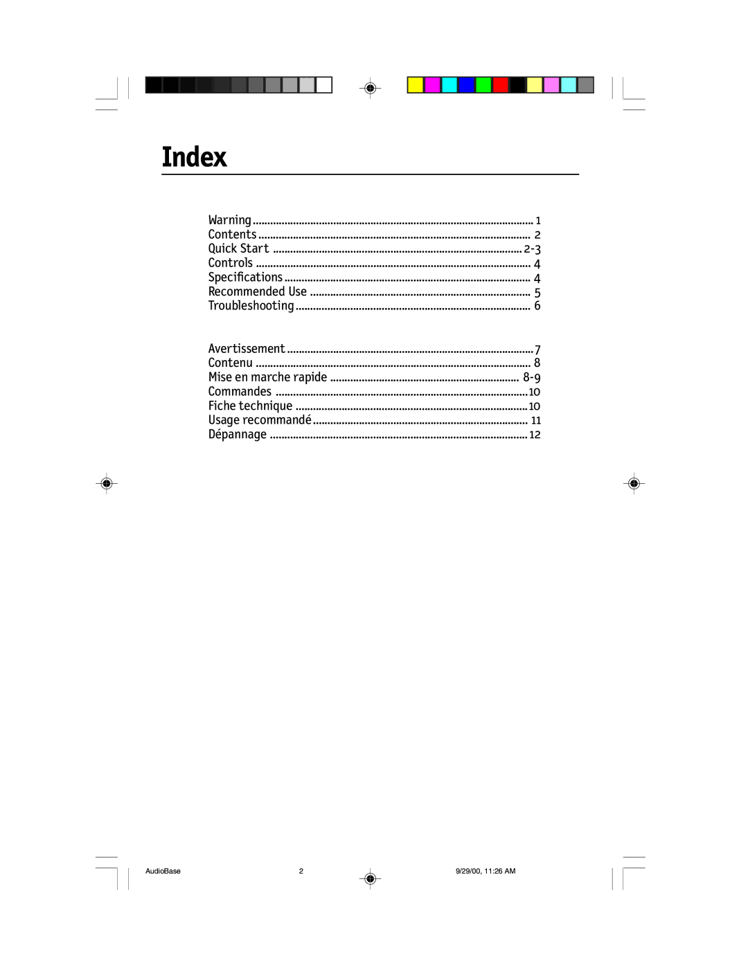 NEC NEC Display Solutions USER'S MANUAL AccuSync user manual Index 