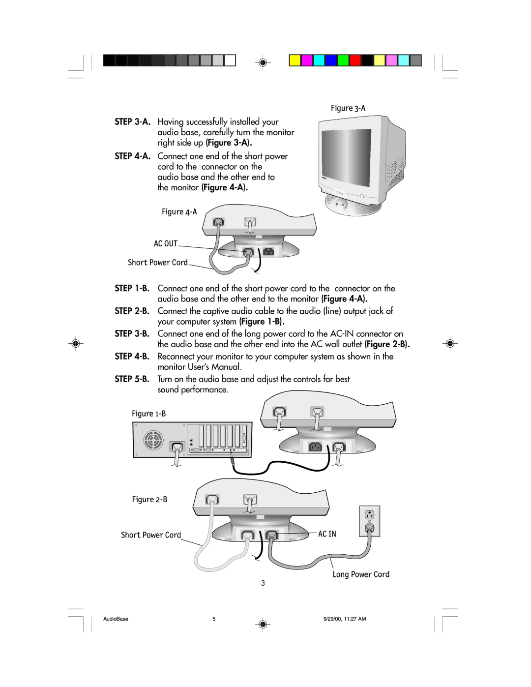 NEC NEC Display Solutions USER'S MANUAL AccuSync user manual Ac Out 