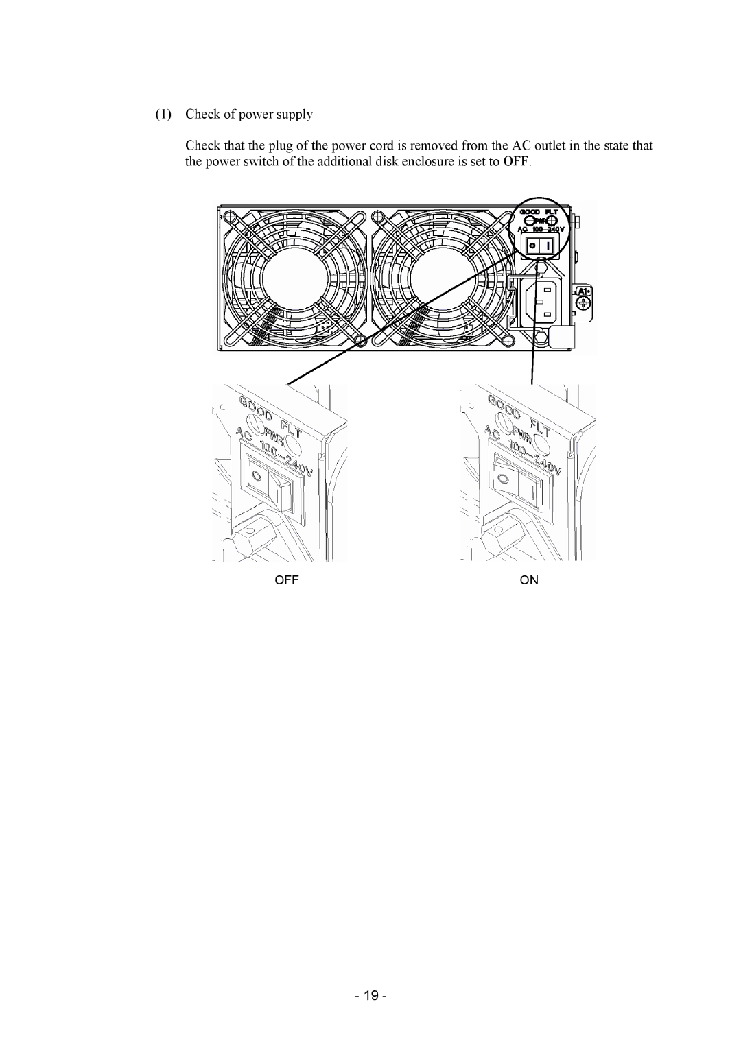 NEC NF2300-SE41E manual Off 