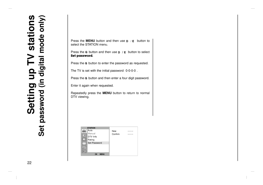 NEC NLT-26HD1, NLT-32HD1, NLT-42HD1 owner manual Password in digital 