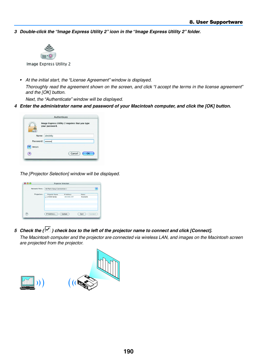 NEC NP-P350X, NP-P420X, NP-P350W user manual 190 