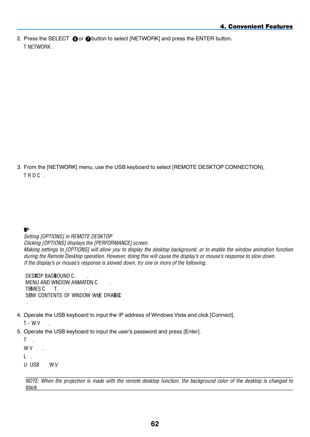 NEC NP1150, NP2150 user manual Tip 