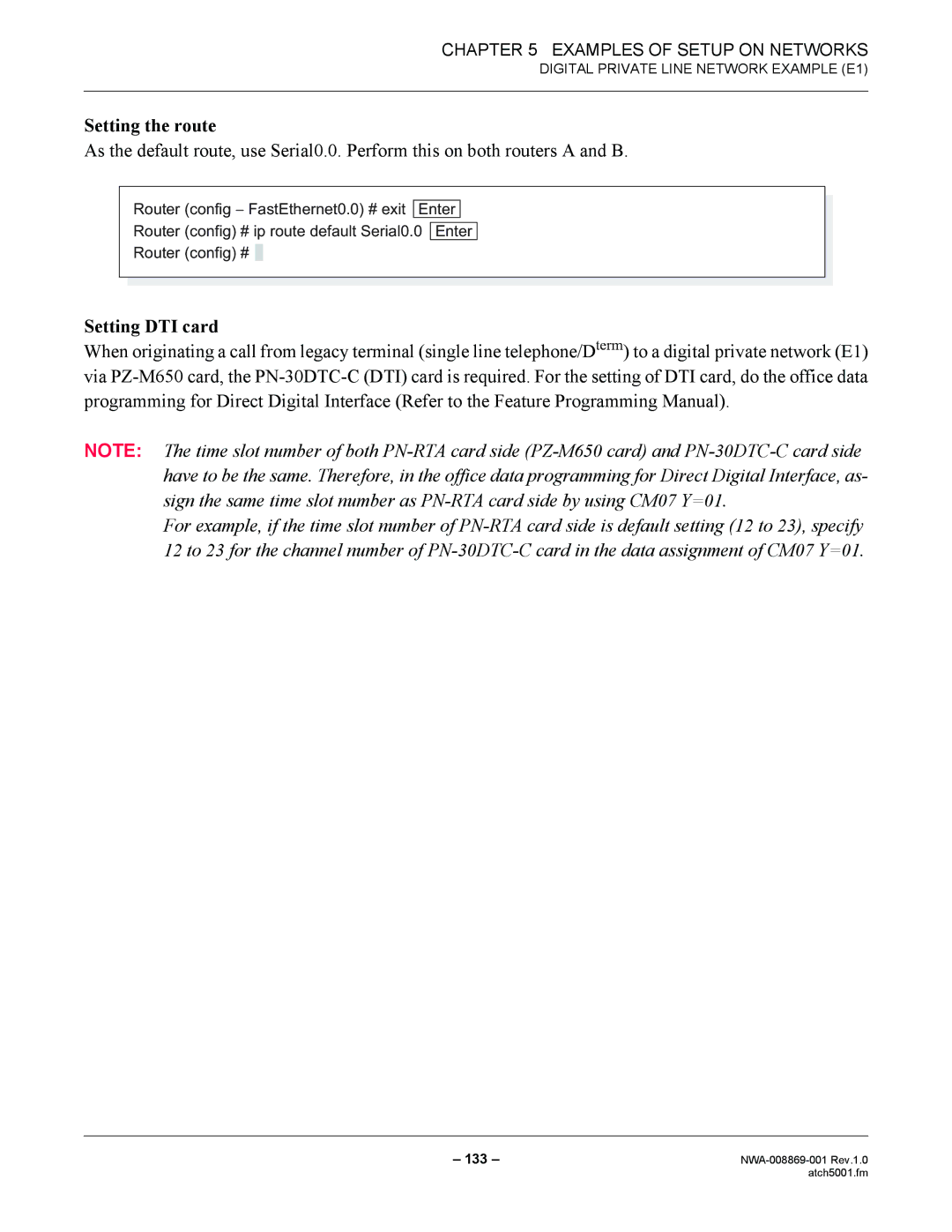 NEC NWA-008869-001 manual 133 