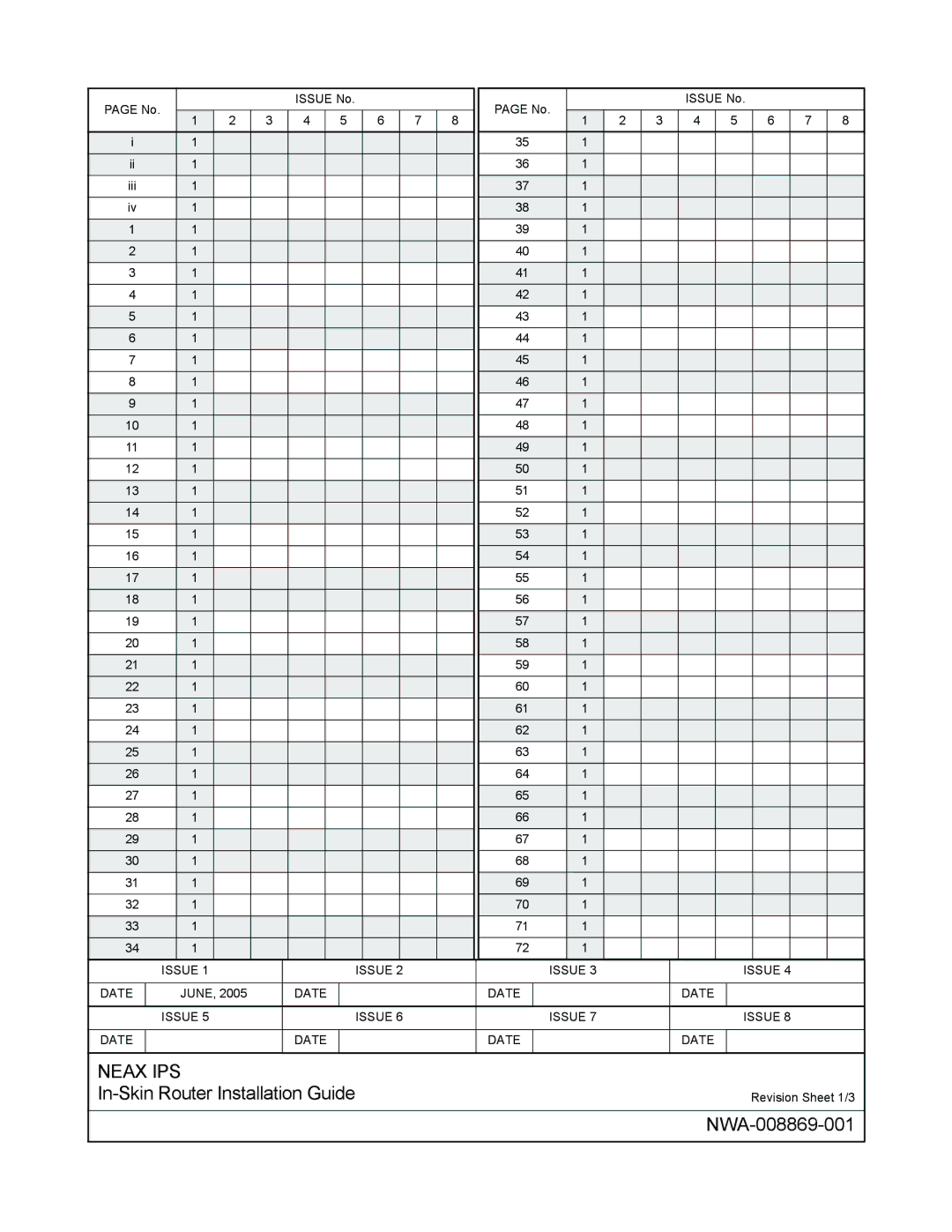 NEC NWA-008869-001 manual Neax IPS 