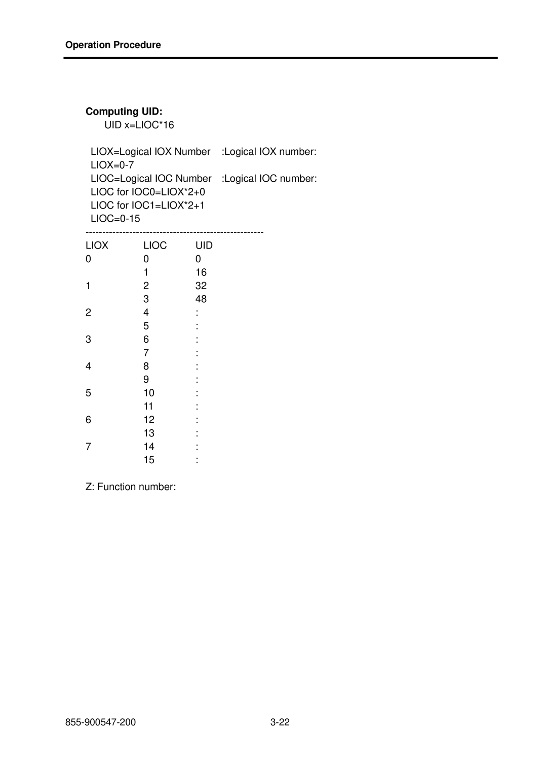 NEC TX7/i9610, NX7700i/5040H-32, NX7700i/5080H-32 operation manual Computing UID 