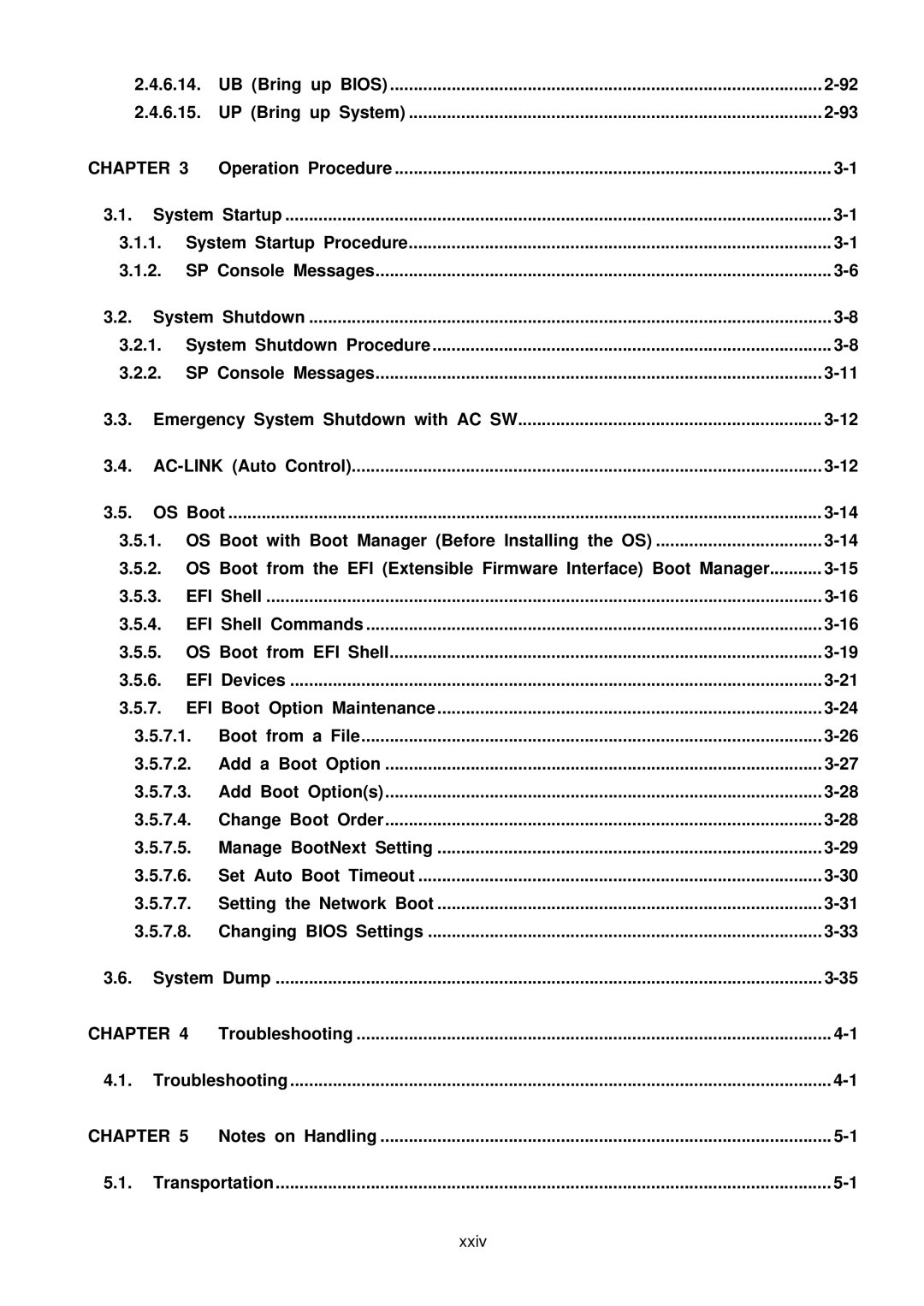 NEC TX7/i9610, NX7700i/5040H-32, NX7700i/5080H-32 operation manual UB Bring up Bios 6.15 UP Bring up System 