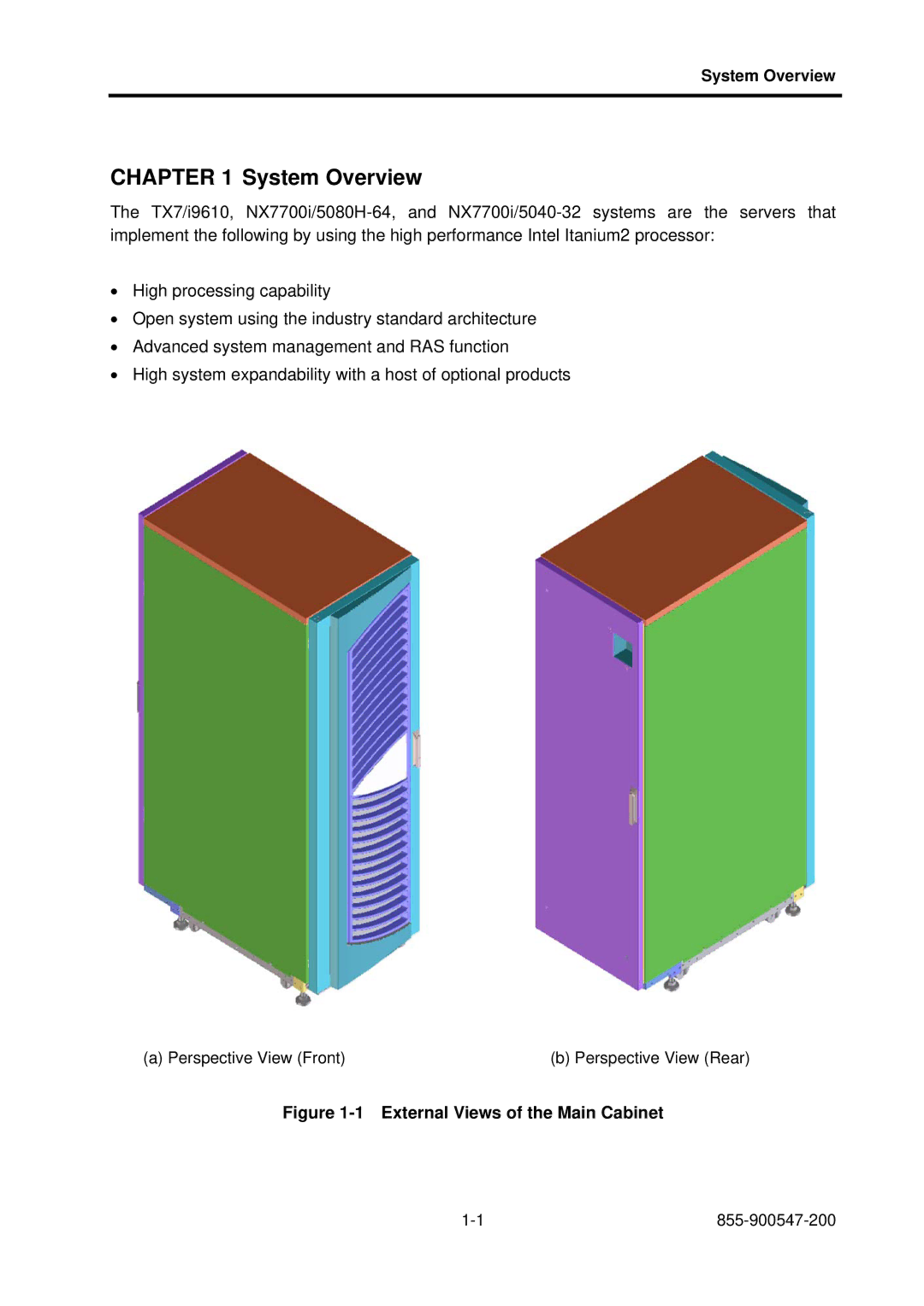 NEC NX7700i/5040H-32, TX7/i9610, NX7700i/5080H-32 operation manual System Overview 