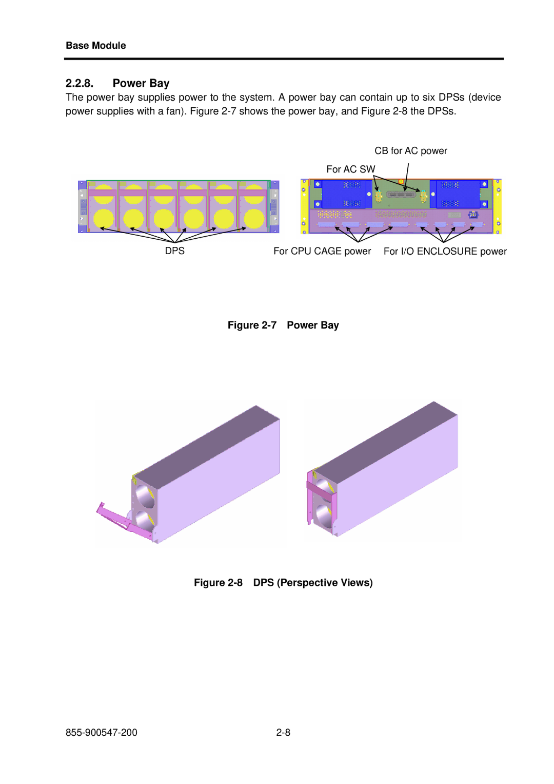 NEC NX7700i/5080H-32, NX7700i/5040H-32, TX7/i9610 operation manual Power Bay, DPS Perspective Views 