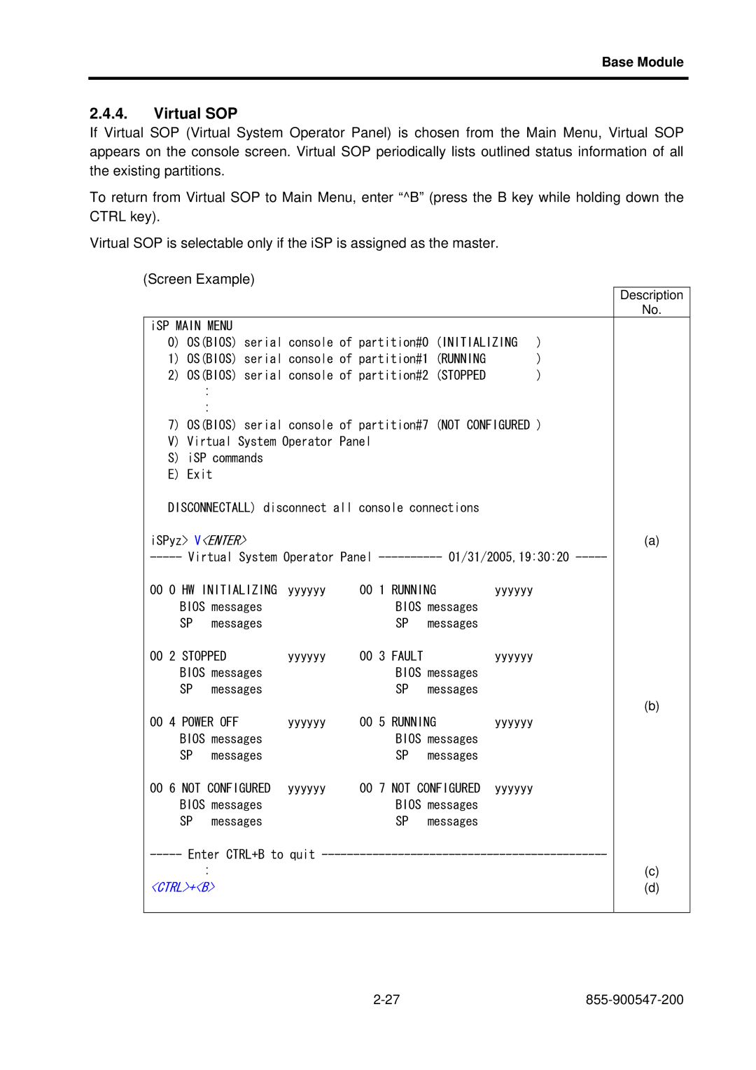 NEC NX7700i/5040H-32, TX7/i9610, NX7700i/5080H-32 operation manual Virtual SOP 