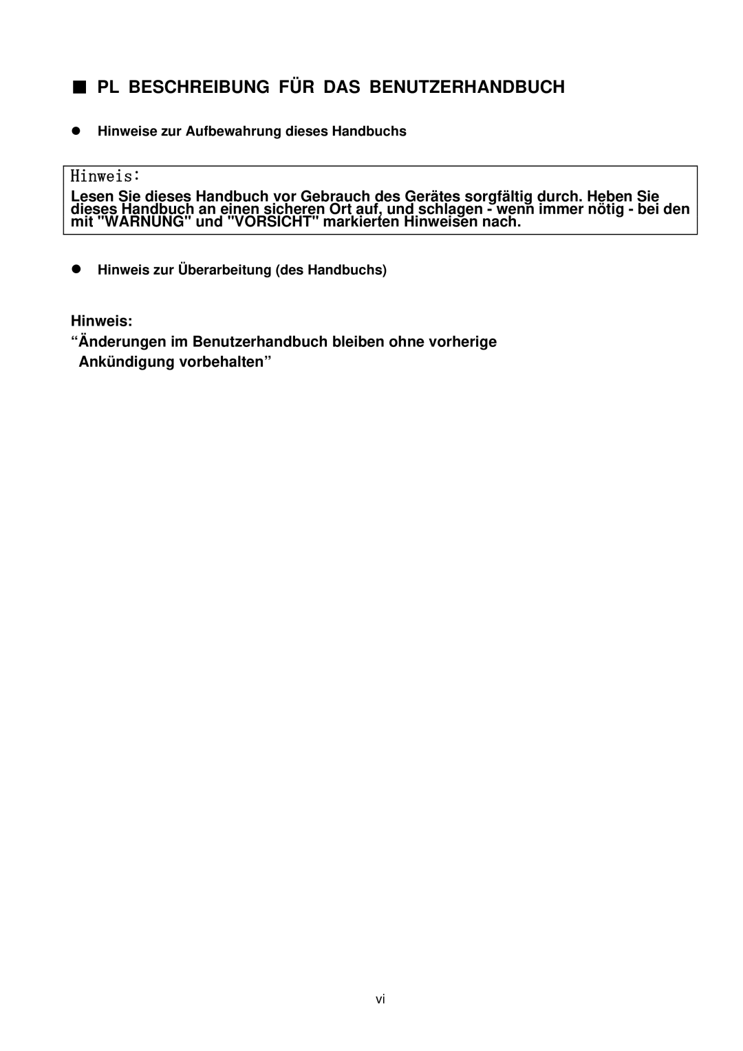 NEC TX7/i9610, NX7700i/5040H-32, NX7700i/5080H-32 operation manual Hinweis 