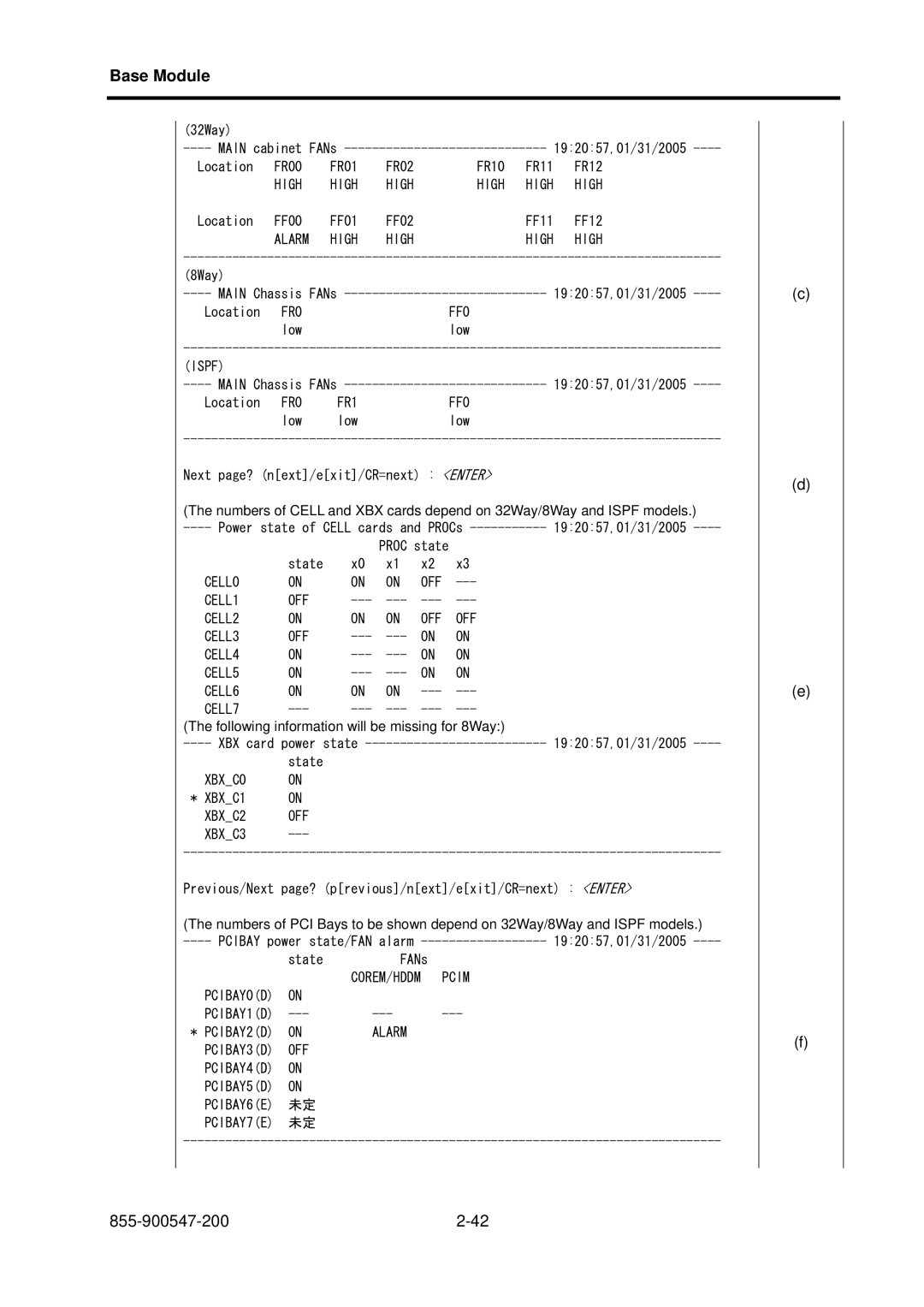 NEC NX7700i/5040H-32, TX7/i9610, NX7700i/5080H-32 operation manual High 