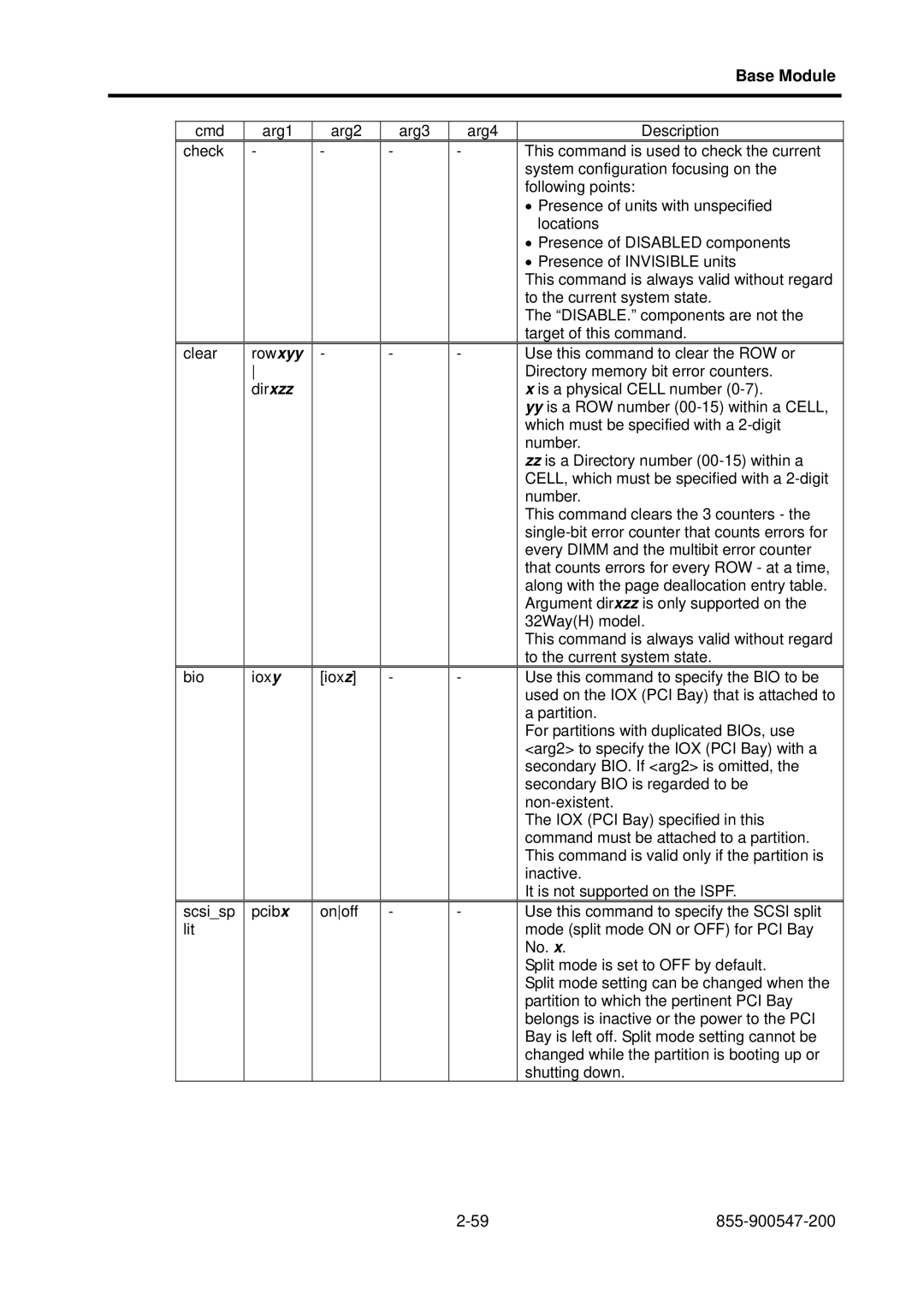 NEC NX7700i/5080H-32, NX7700i/5040H-32, TX7/i9610 operation manual Base Module 