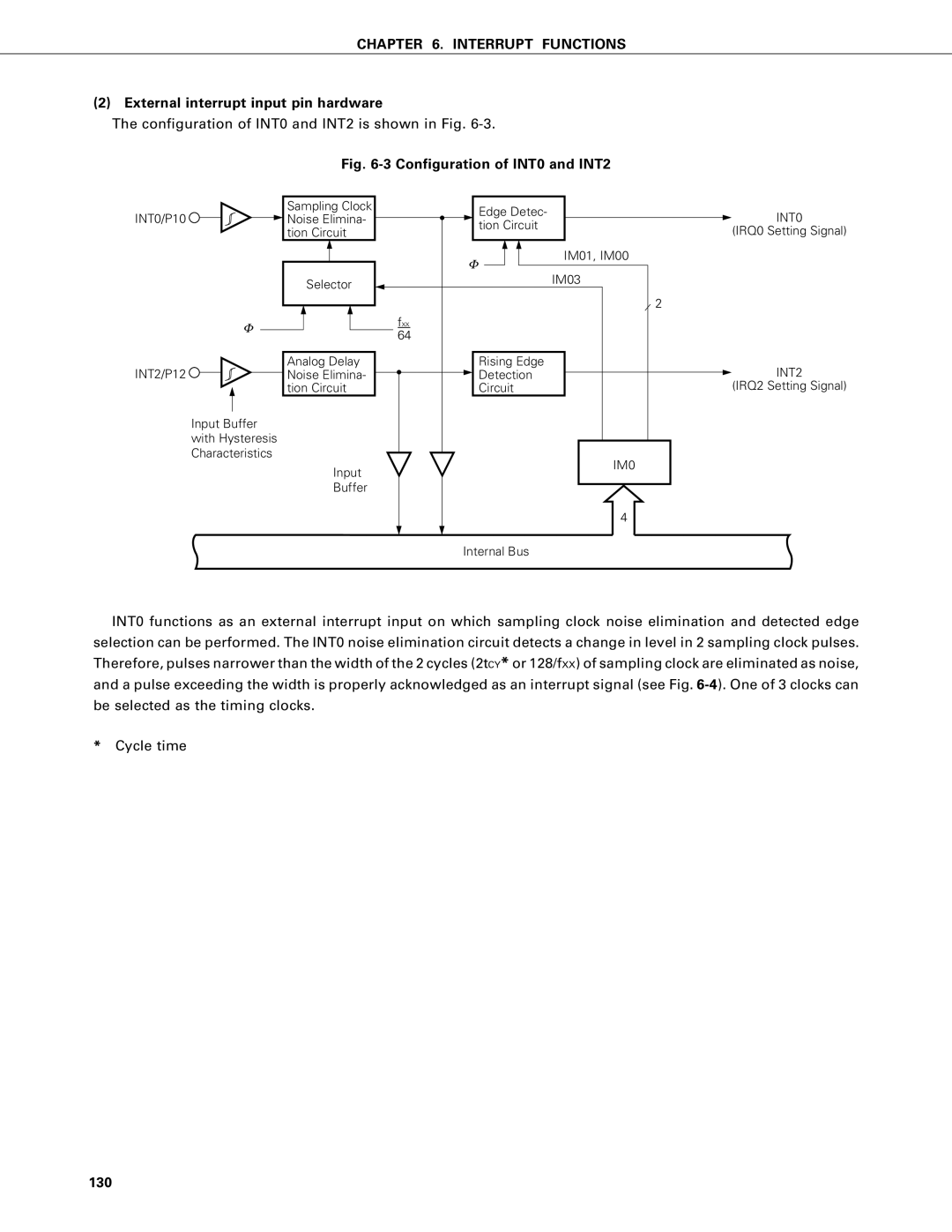 NEC PD75402A, PD75P402 user manual External interrupt input pin hardware, 130 