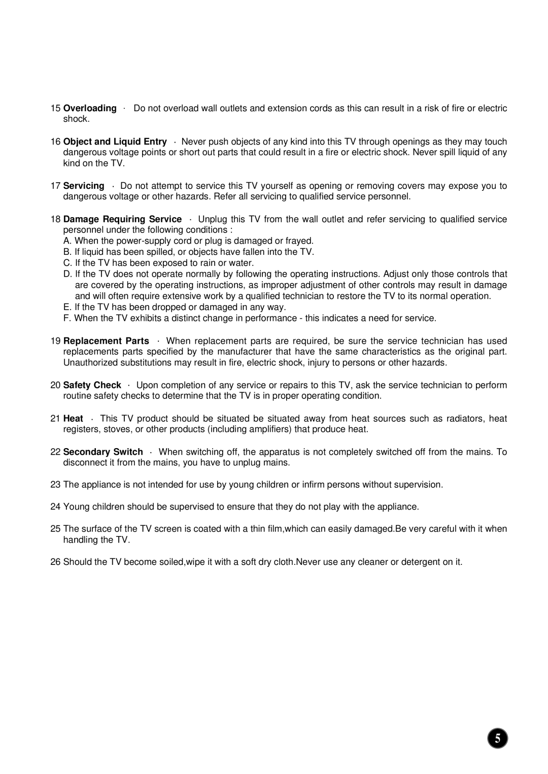 NEC PF32WT100 instruction manual 