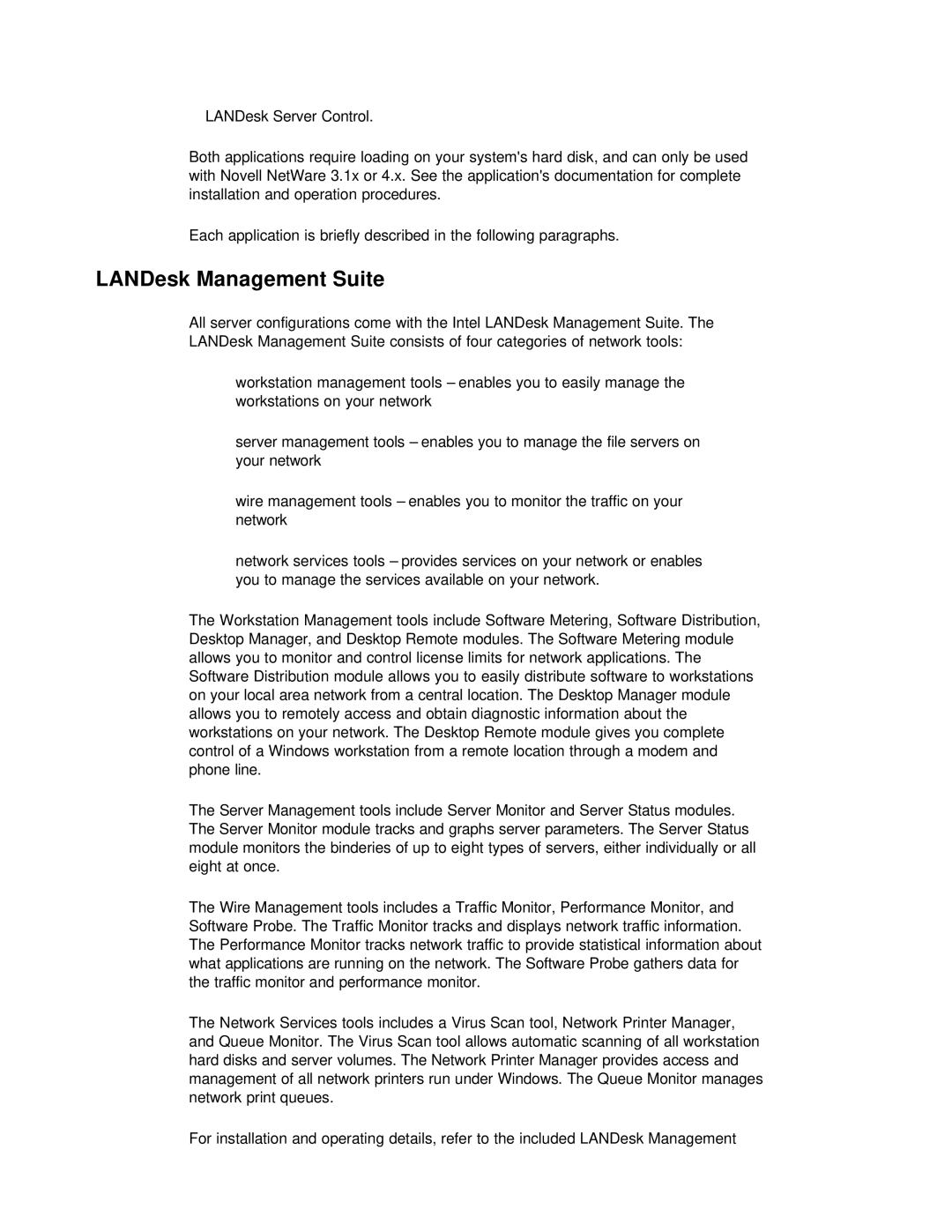 NEC PH133 manual LANDesk Management Suite 