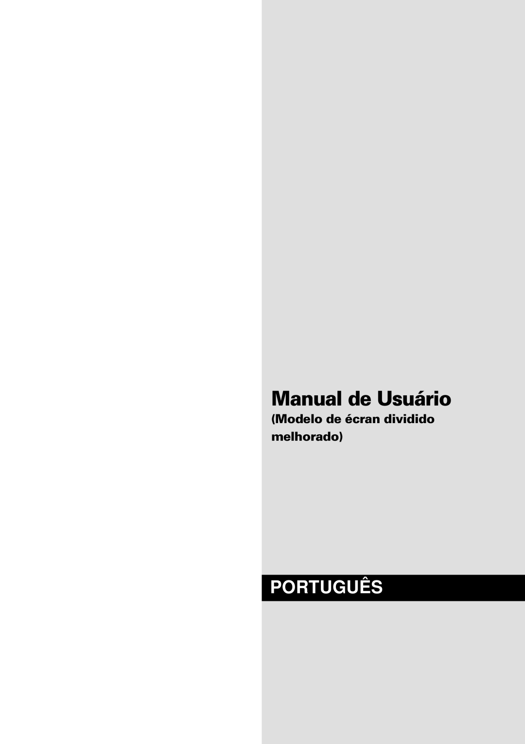 NEC PX-61XM4A, PX-42XM4A manual Manual de Usuário, Português, Modelo de écran dividido melhorado 