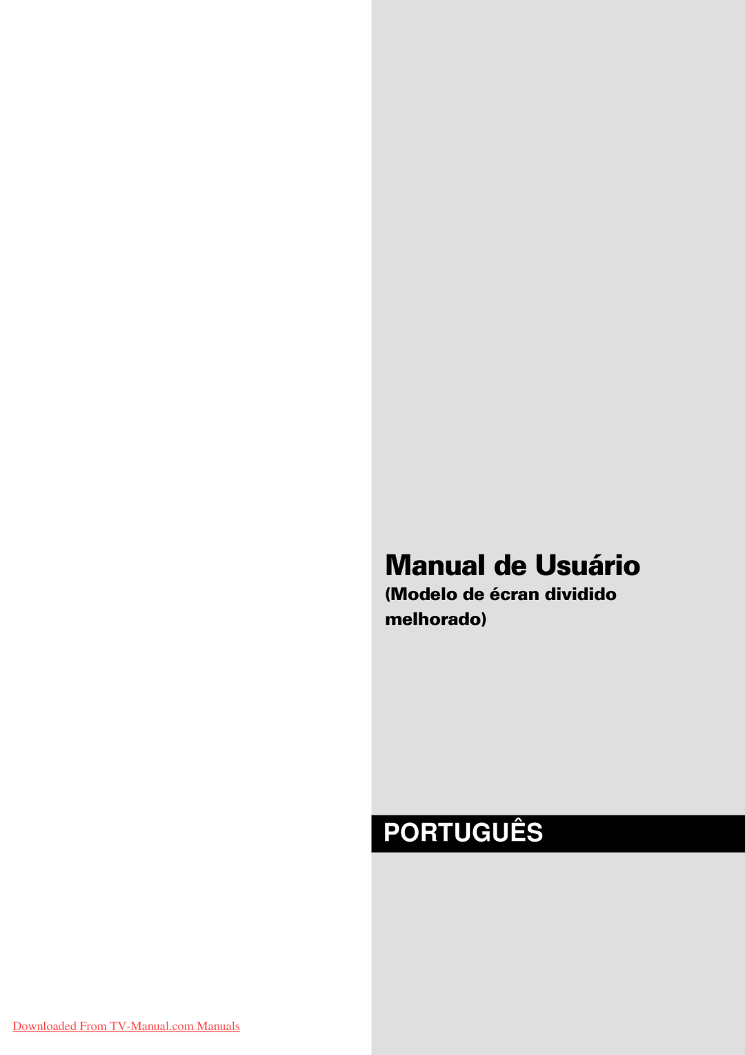 NEC PX-61XM4A, PX-50XM5A, PX-42XM4A user manual Manual de Usuário 