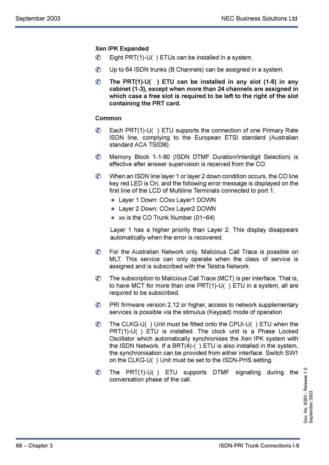 NEC R1000 manual Xen IPK Expanded 