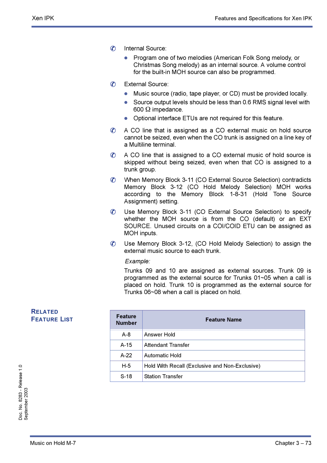 NEC R1000 manual Example 