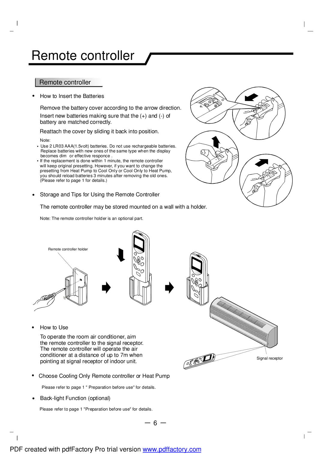 NEC RIH-3267, RIH-2667 user manual How to Insert the Batteries, Storage and Tips for Using the Remote Controller, How to Use 