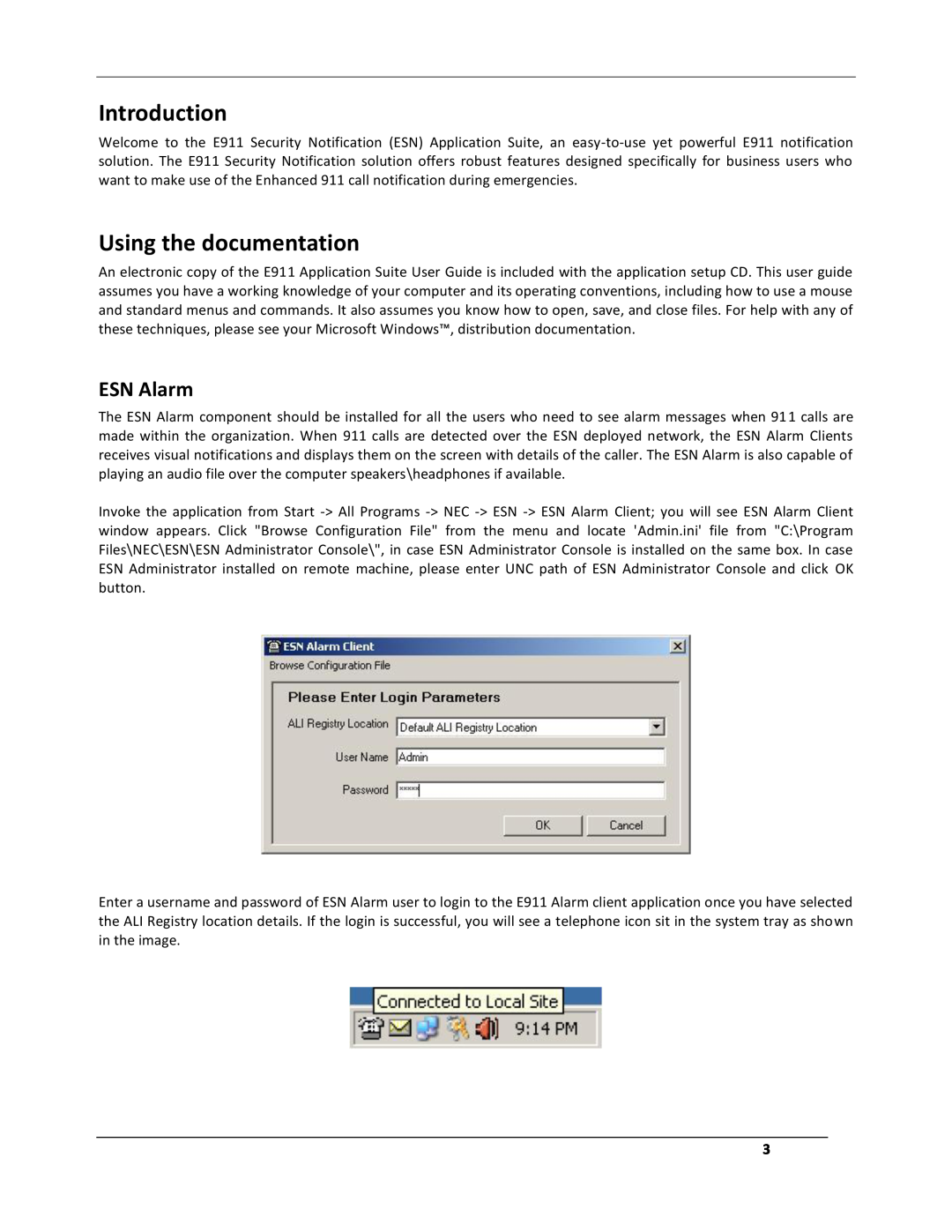 NEC SMB8000 manual Introduction, Using the documentation, ESN Alarm 
