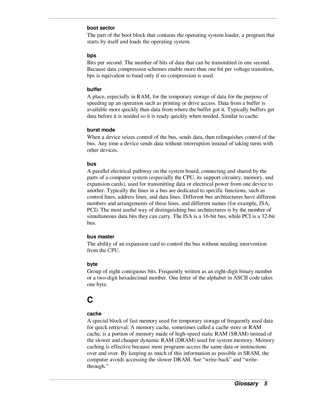 NEC SP B-Series manual Boot sector 