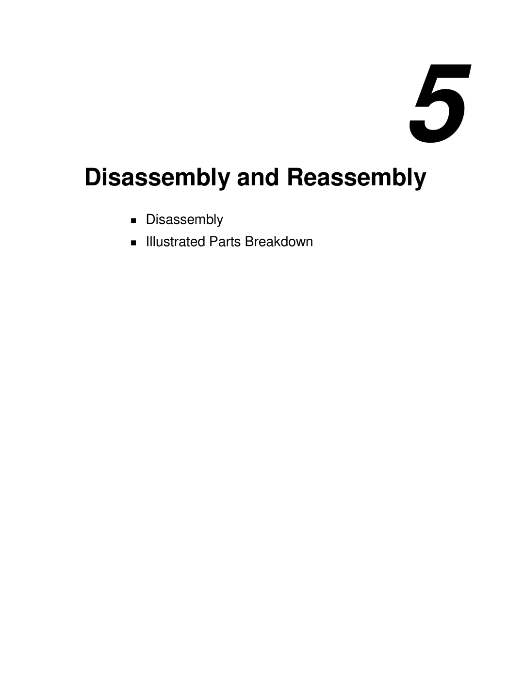 NEC SP B-Series manual Disassembly and Reassembly 