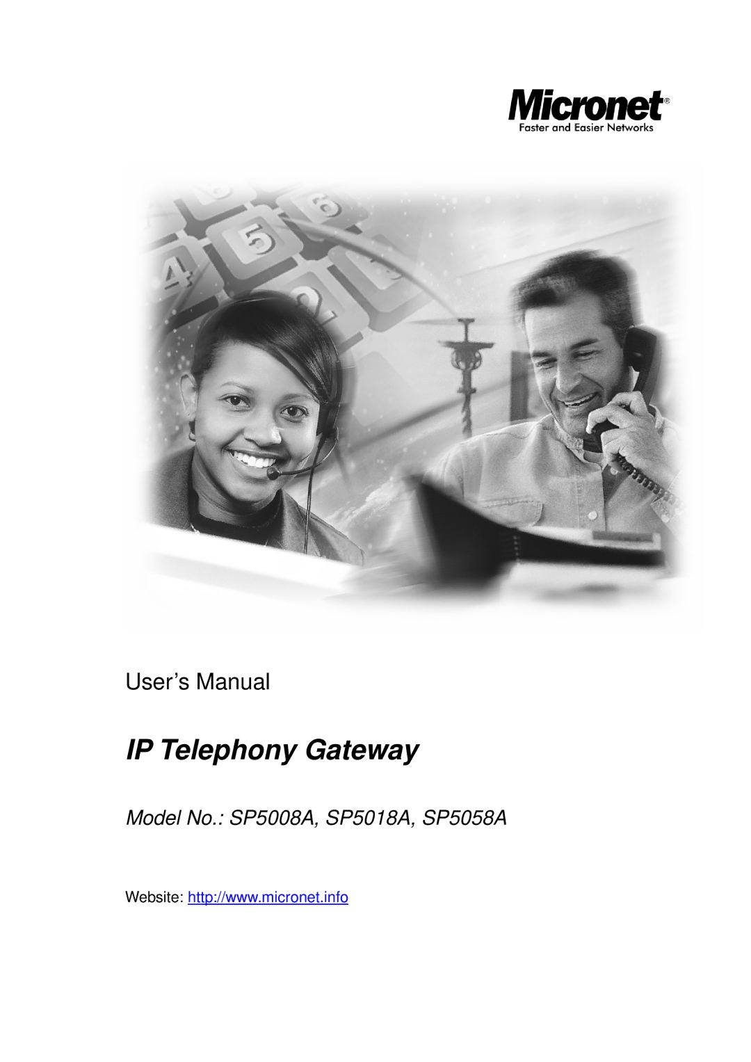 NEC SP5008A user manual IP Telephony Gateway 