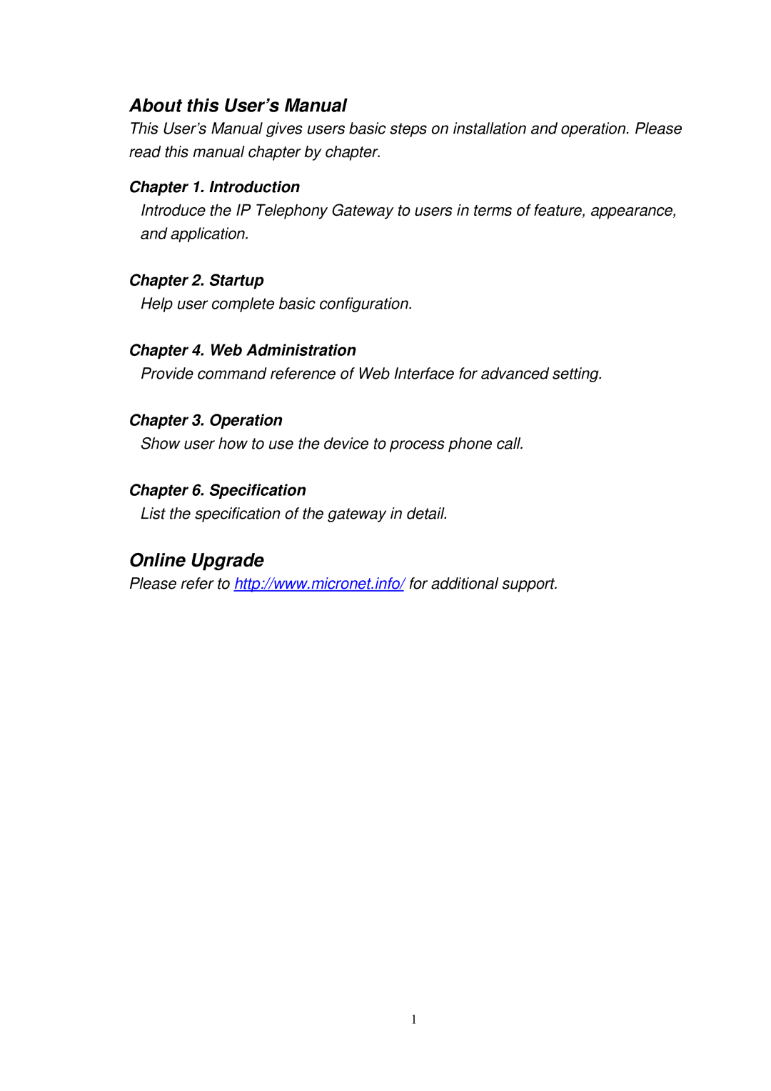 NEC SP5008A user manual Online Upgrade 