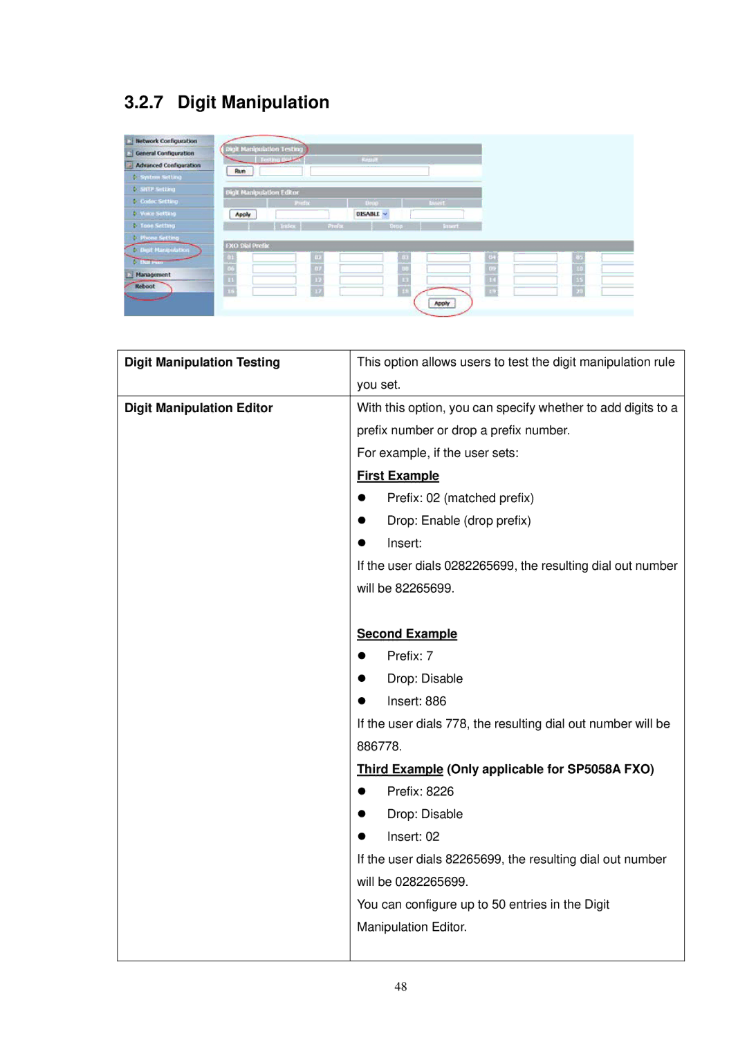 NEC SP5008A user manual Digit Manipulation 