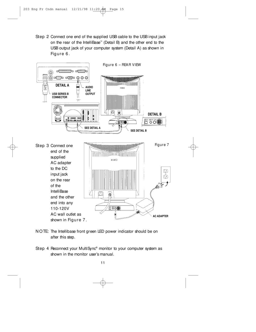 NEC USB user manual Shown in Figure 