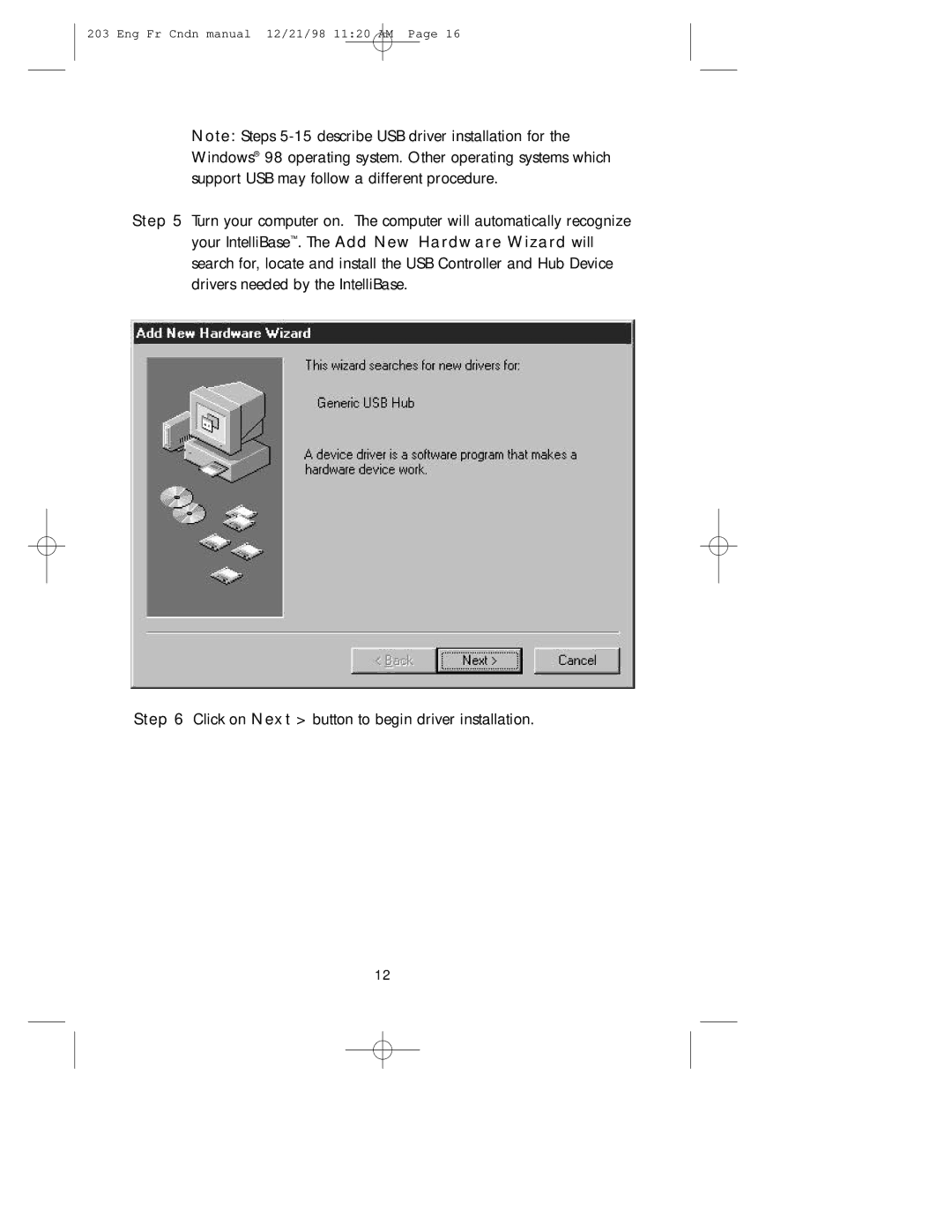 NEC USB user manual Eng Fr Cndn manual 12/21/98 1120 AM 