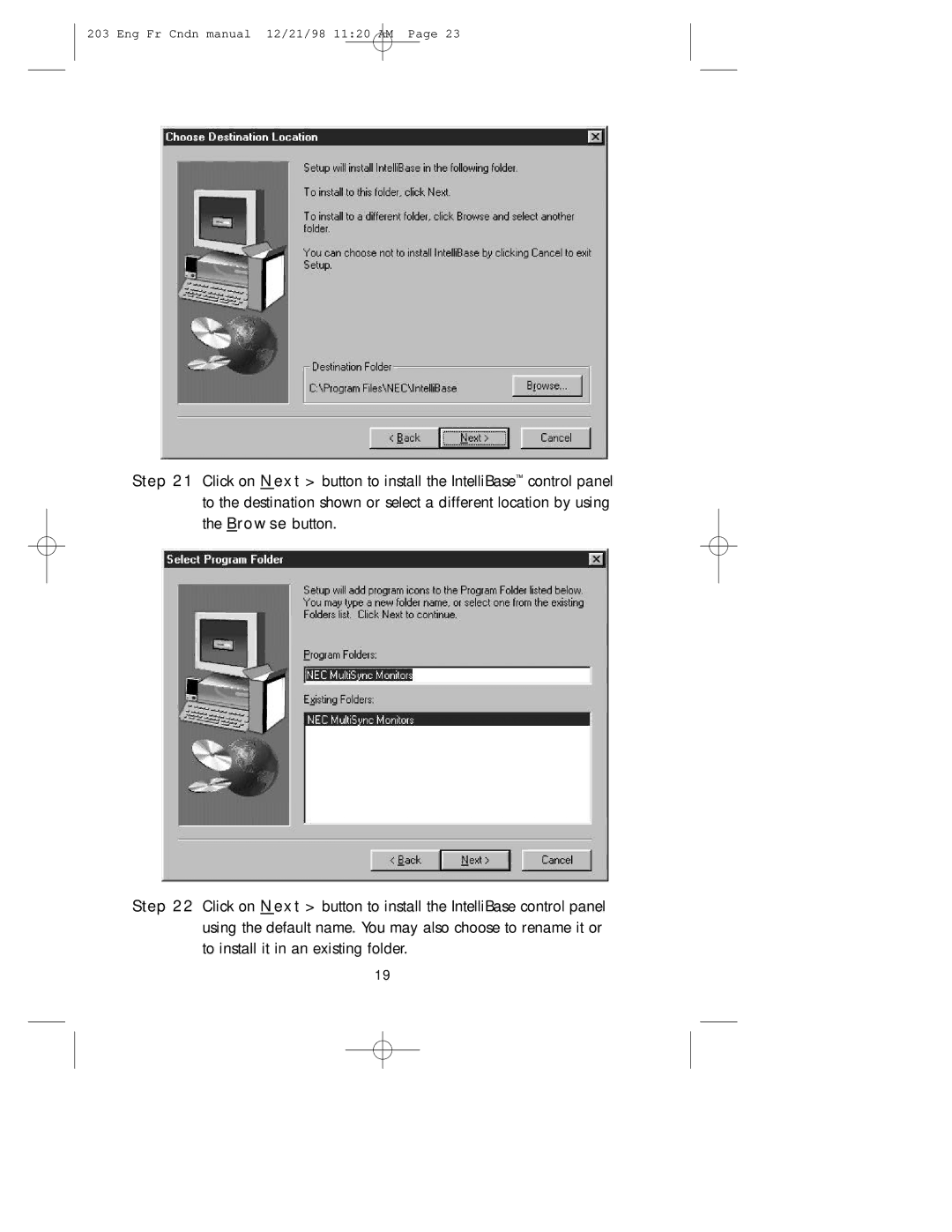 NEC USB user manual Eng Fr Cndn manual 12/21/98 1120 AM 