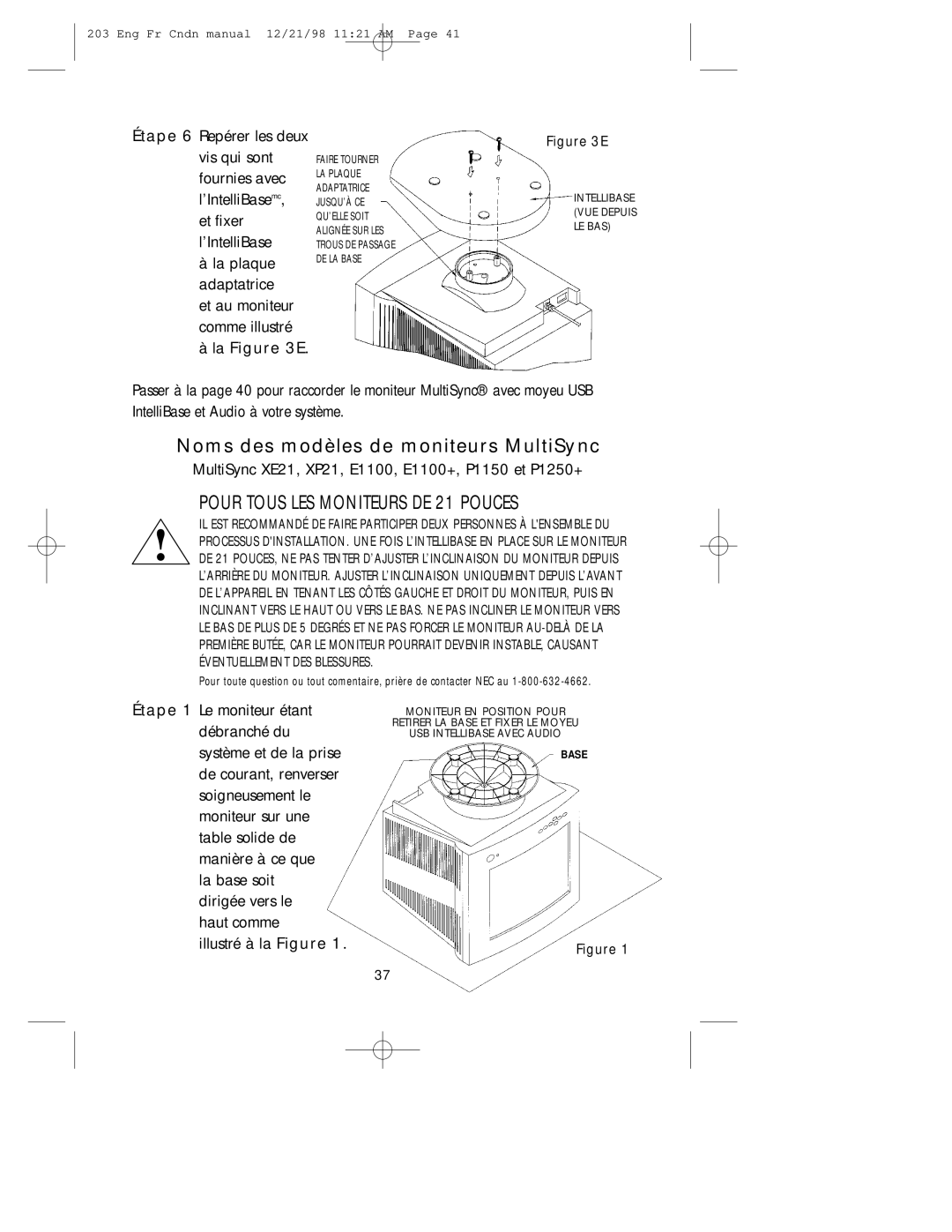 NEC USB user manual La E 