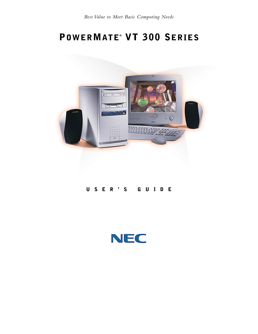 NEC VT 300 Series manual 