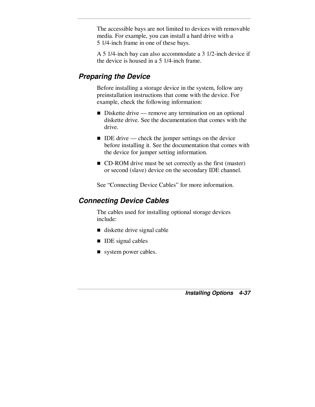 NEC VT 300 Series manual Preparing the Device, Connecting Device Cables 