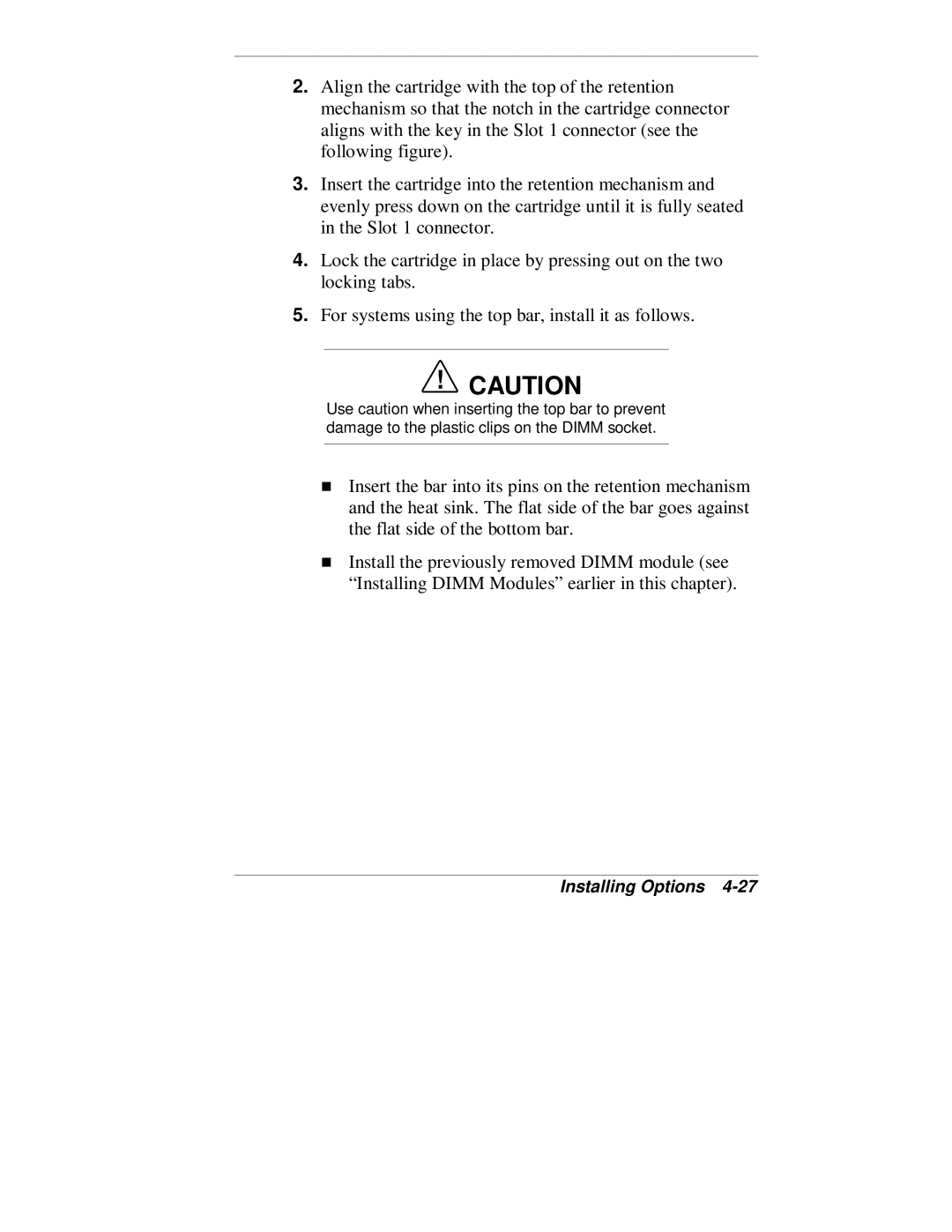 NEC VT 300 Series manual Installing Options 