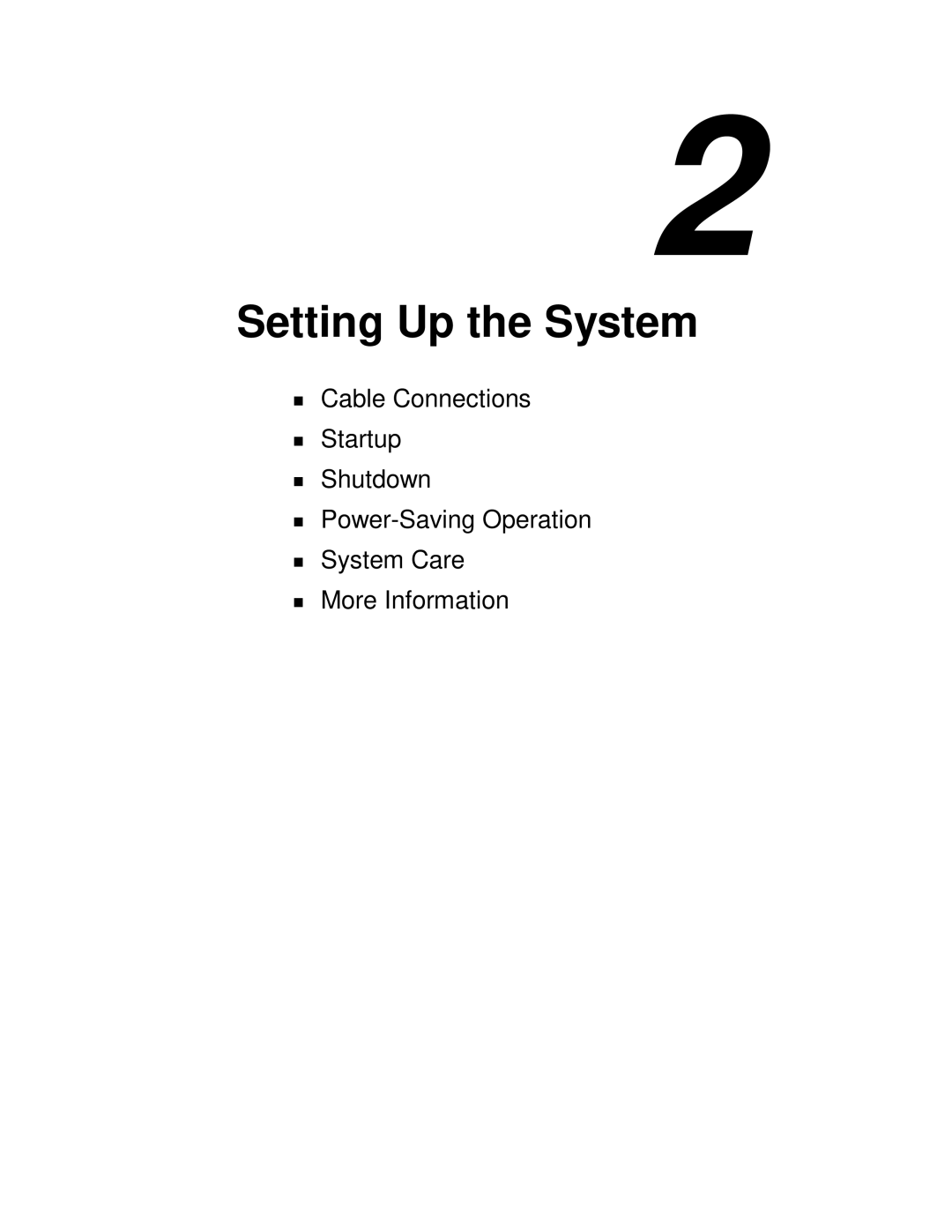 NEC VT 300 Series manual Setting Up the System 