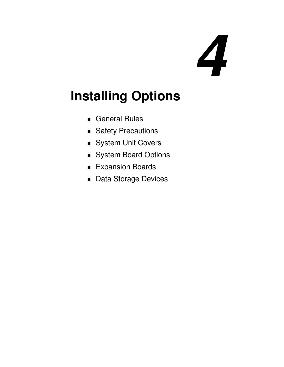 NEC VT 300 Series manual Installing Options 