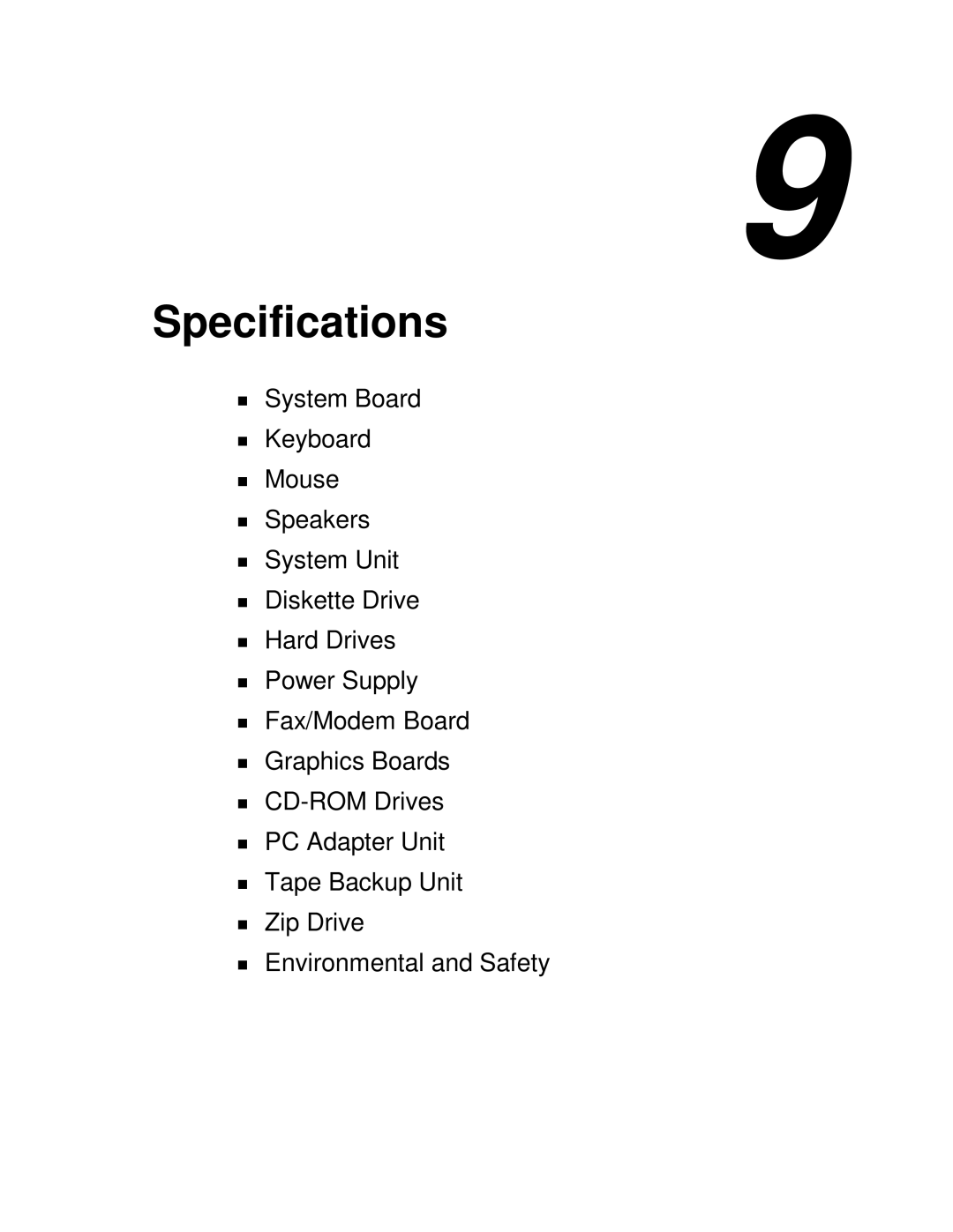 NEC VT 300i manual Specifications 