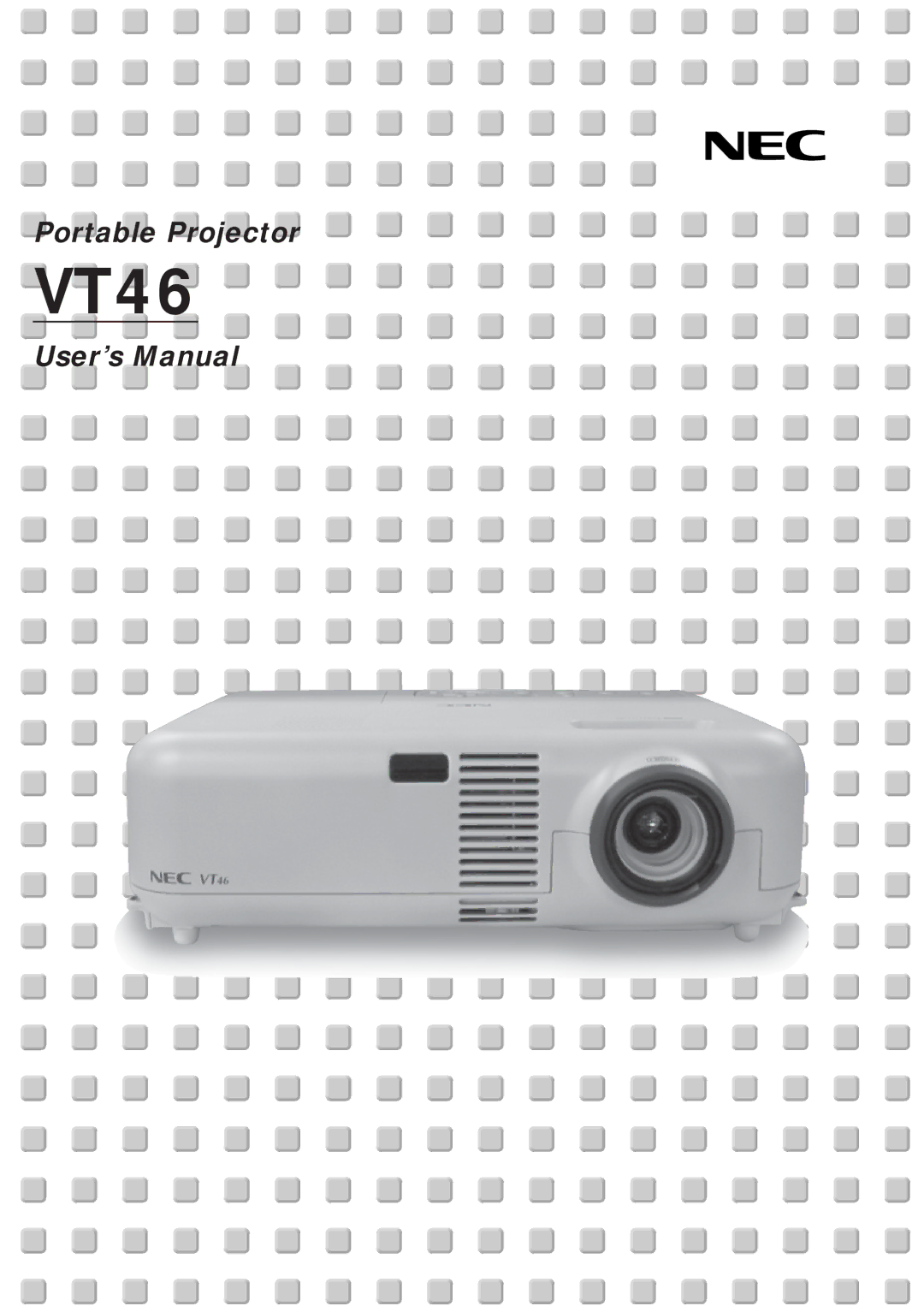 NEC VT46 user manual 