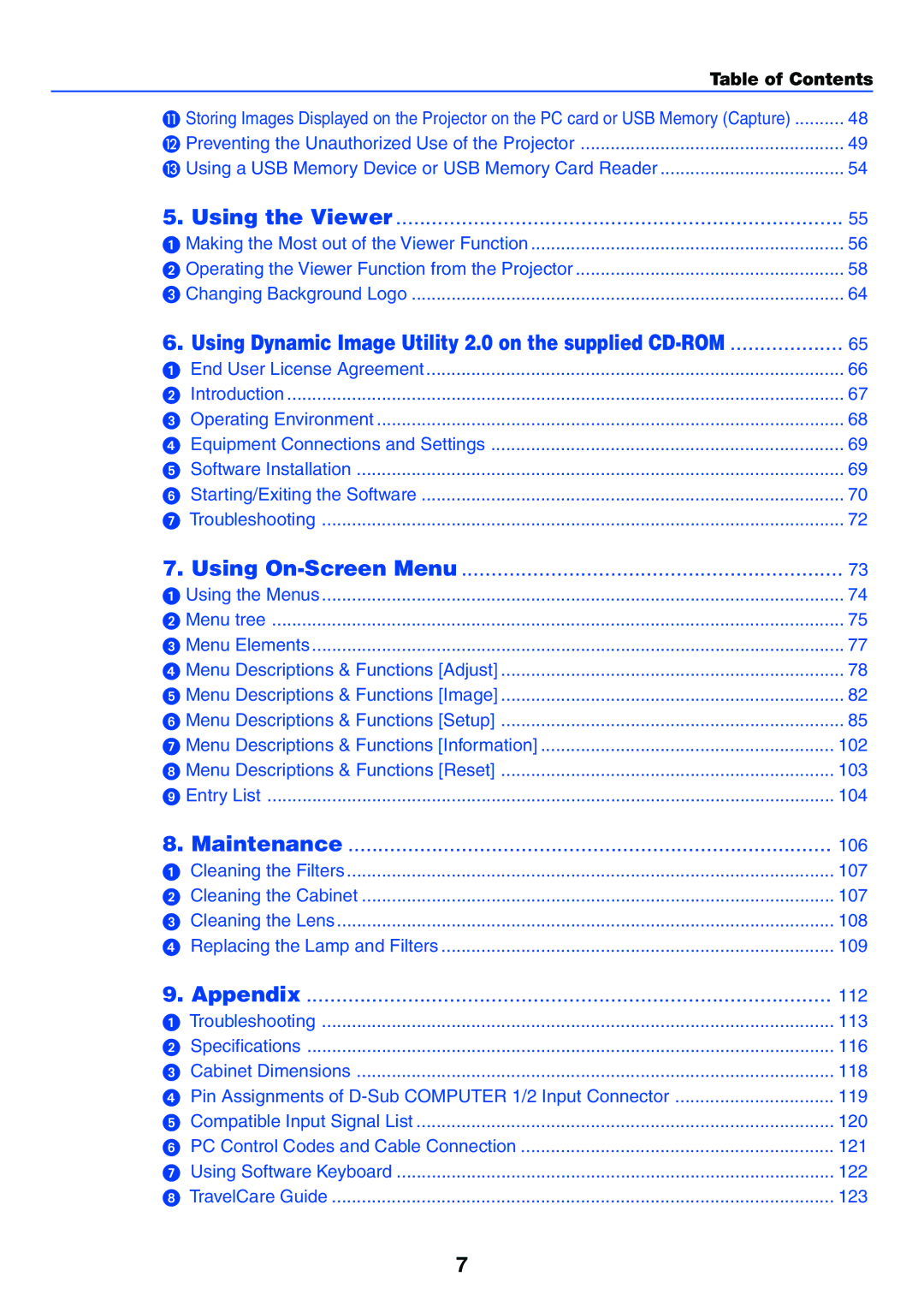 NEC VT770 manual Using the Viewer 